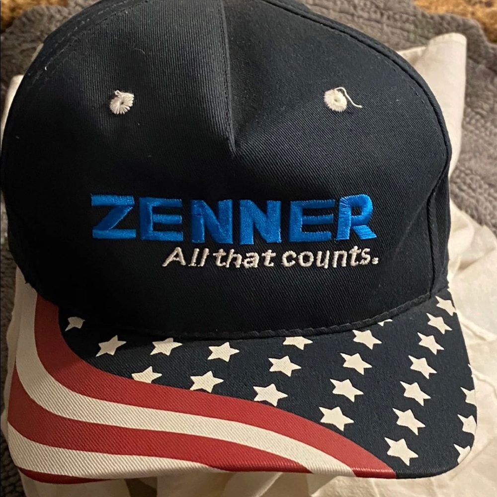Vintage "Zenner All That Counts" Adjustable Hat